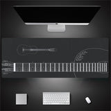 Industrial Style Tech Oversized Keyboard Mouse Desk Pad | Gaming Mat 520g