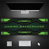 Industrial Style Tech Oversized Keyboard Mouse Desk Pad | Gaming Mat 520g