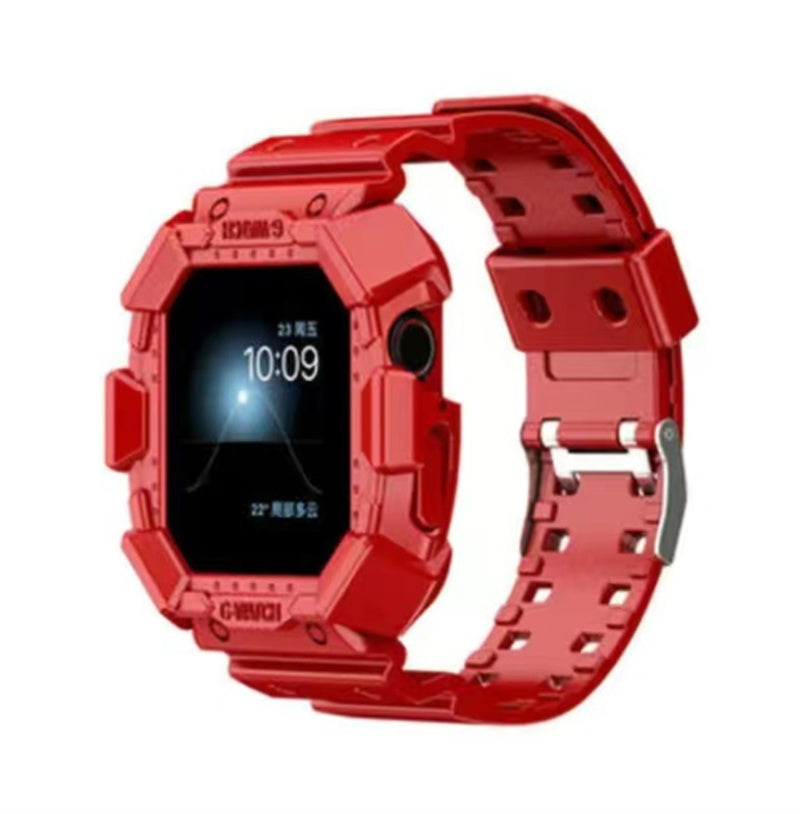 Watch7 Integrated Armor Silicone Strap | Protective Watch Band 45g