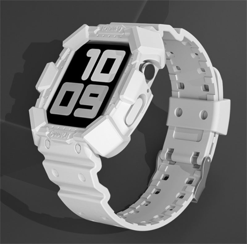 Watch7 Integrated Armor Silicone Strap | Protective Watch Band 45g