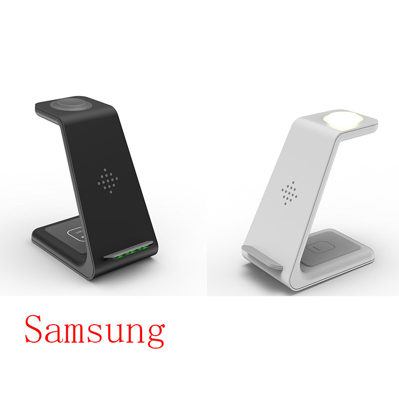 3-in-1 Fast Charging Station Wireless Charger Stand | Quick Charge Dock