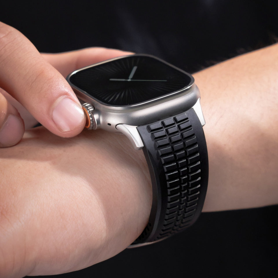 Silicone Strap For Watch Grenade Style | Durable Watch Band 64g