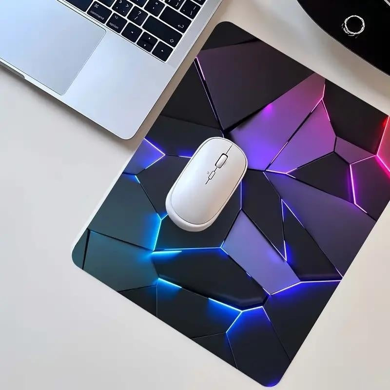 Custom Gaming Mouse Pad Anti-Slip Geometric Pattern | Laptop & Desktop