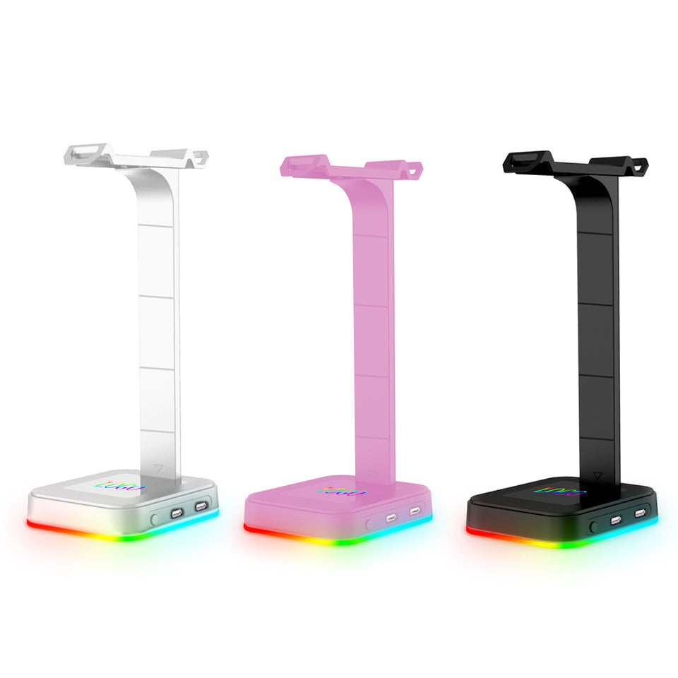 Color Changing Gaming Headset Bracket Stand | RGB LED Headphone Holder