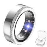 2025 Smart Ring Women Luxury Diamond | Heart Rate Sleep Tracker IP68 Waterproof