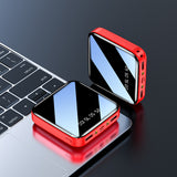 Mirror Mini Portable Power Bank Large Capacity | Compact Charger 320g