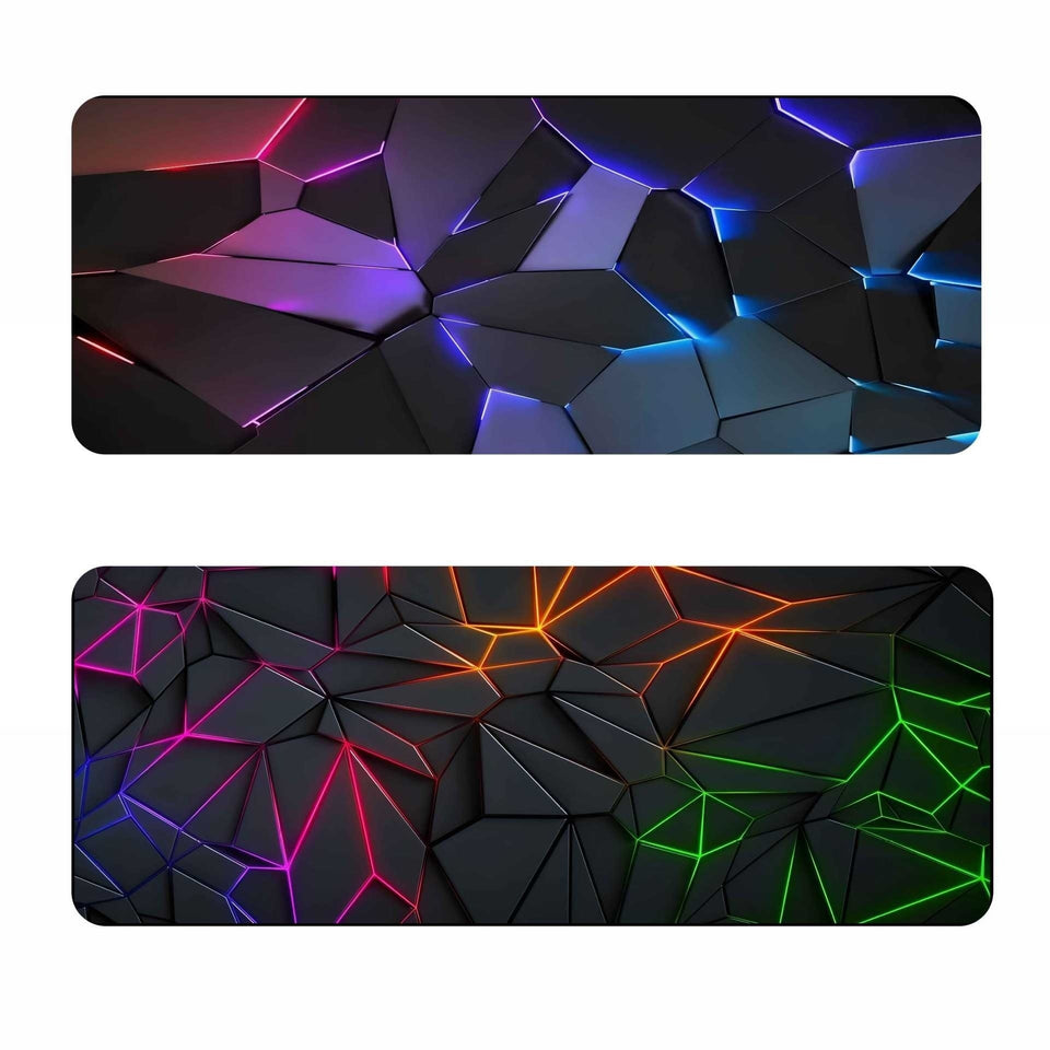 Custom Gaming Mouse Pad Anti-Slip Geometric Pattern | Laptop & Desktop