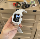 Watch7 Integrated Armor Silicone Strap | Protective Watch Band 45g