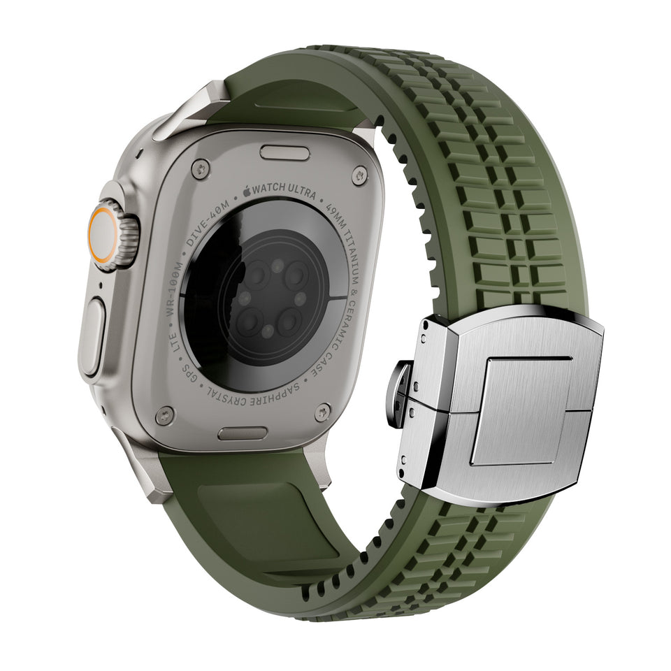 Silicone Strap For Watch Grenade Style | Durable Watch Band 64g