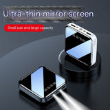 Mirror Mini Portable Power Bank Large Capacity | Compact Charger 320g