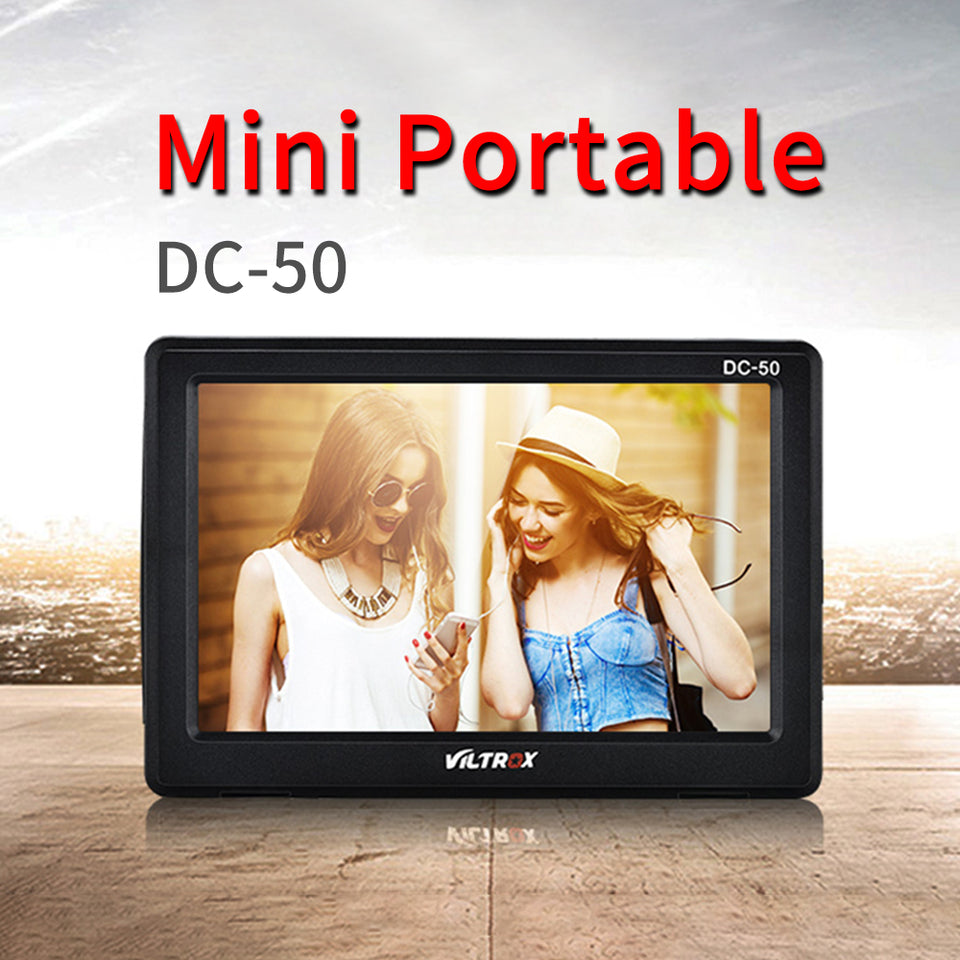 DC-50 Monitor 5 Inch Mirrorless Camera External Display | Portable 260g