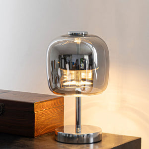 Decorative Table Lamp Glass Nordic Bedside Bar Ambience Light | USB 1350g