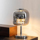 Decorative Table Lamp Glass Nordic Bedside Bar Ambience Light | USB 1350g
