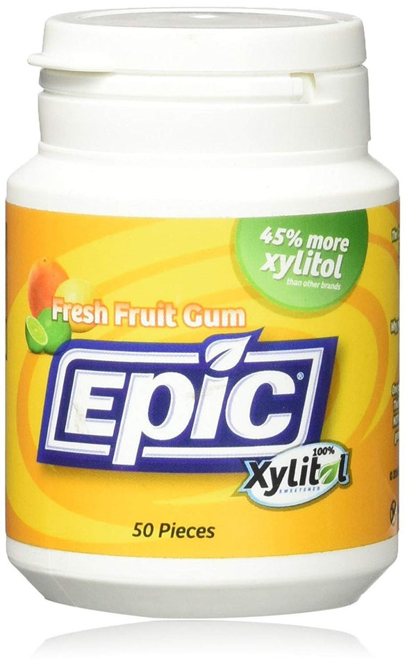 Epic Dental Xylitol Fresh Fruit Gum (1x50 Ct)
