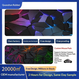 Custom Gaming Mouse Pad Anti-Slip Geometric Pattern | Laptop & Desktop