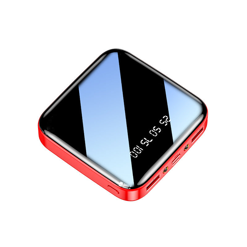 Mirror Mini Portable Power Bank Large Capacity | Compact Charger 320g