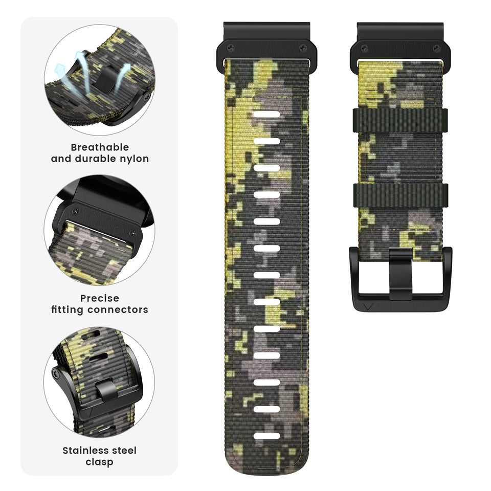 Quick Release Nylon Woven Watchband Accessories | Durable Watch Straps