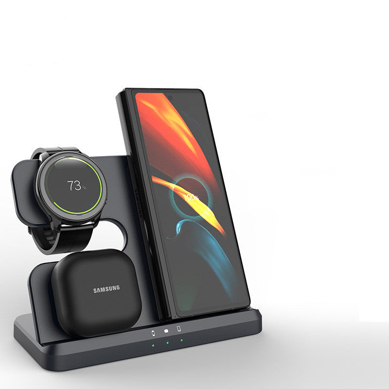 Folding Screen Desktop Wireless Charger | 3-in-1 Charging Station