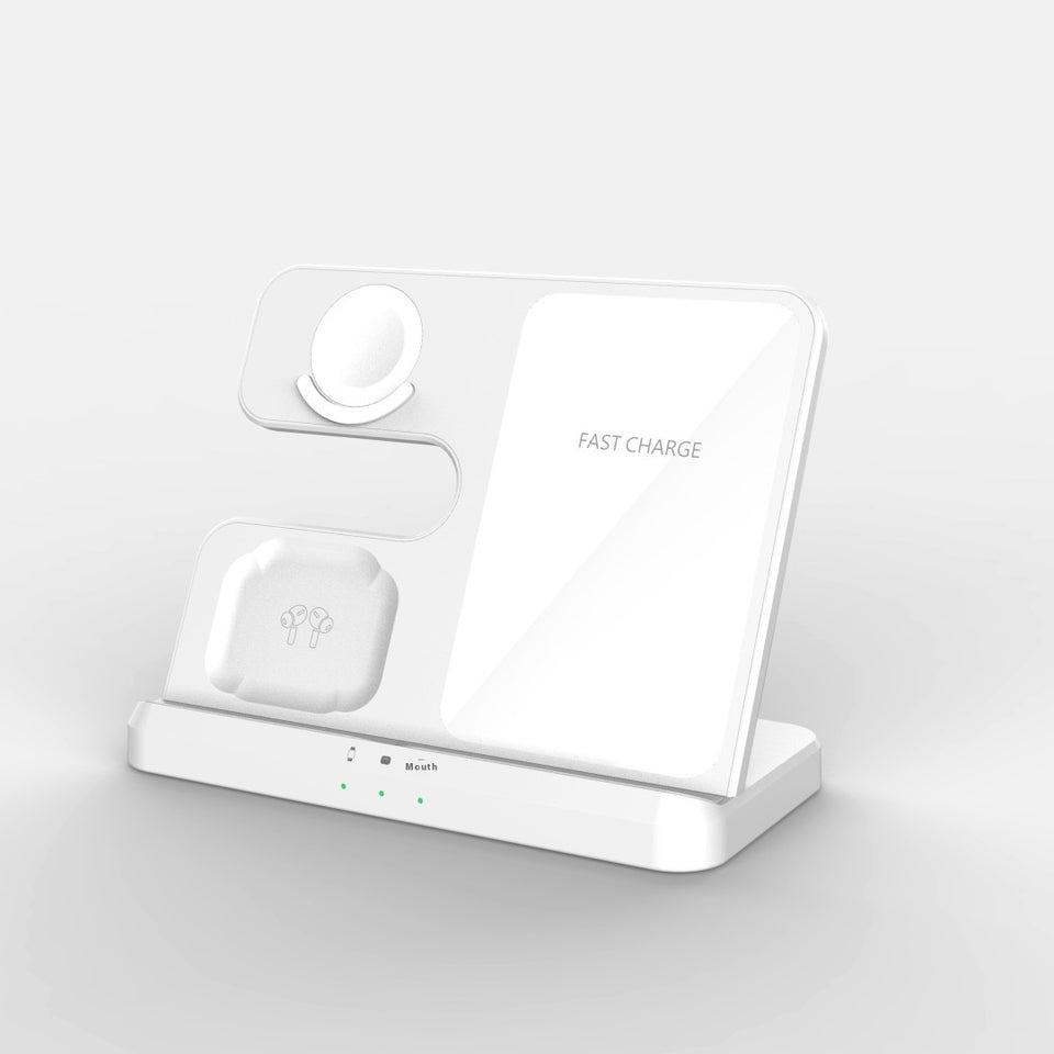 Folding Screen Desktop Wireless Charger | 3-in-1 Charging Station