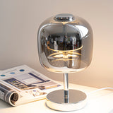 Decorative Table Lamp Glass Nordic Bedside Bar Ambience Light | USB 1350g